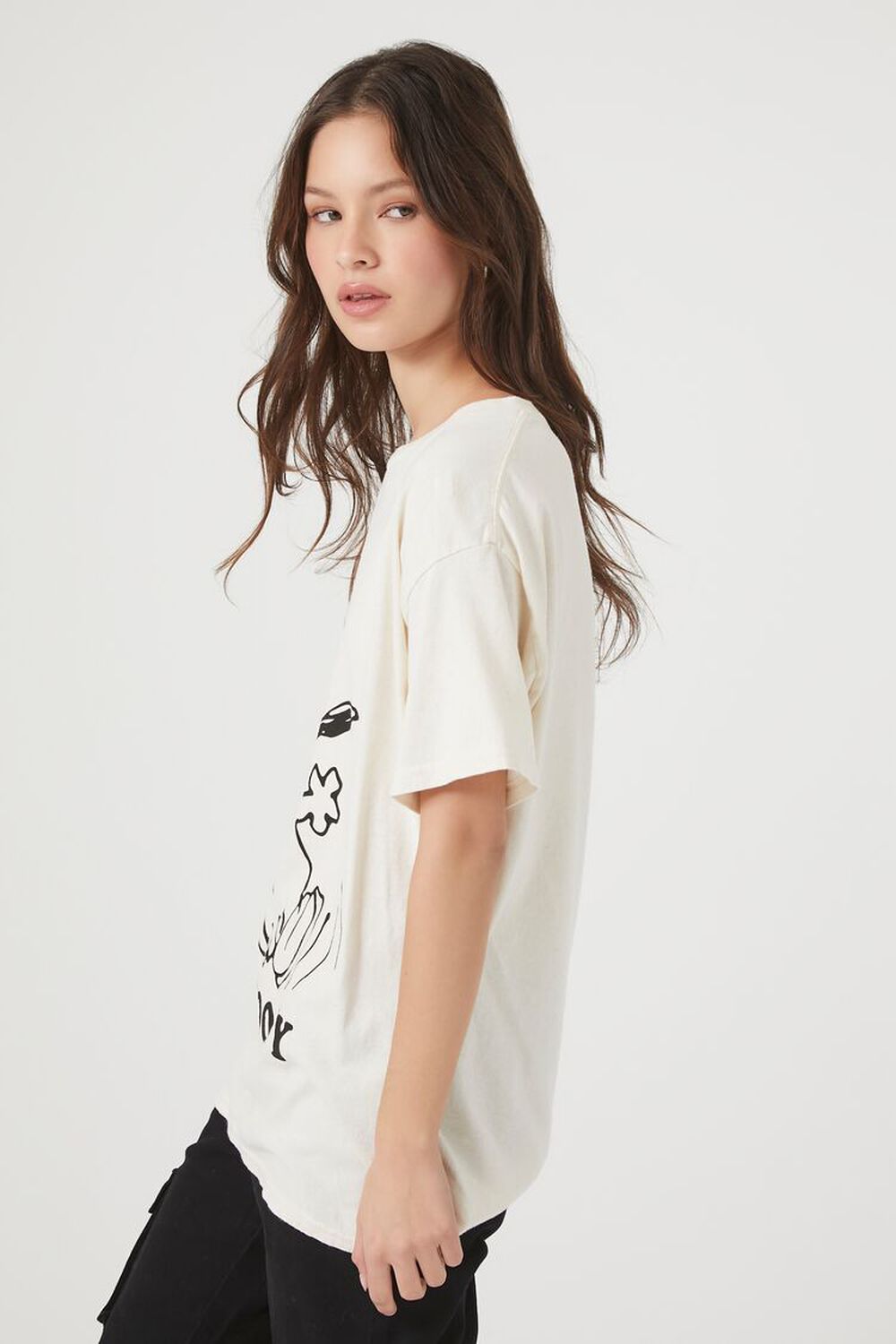 Oversized Snoopy Graphic Tee